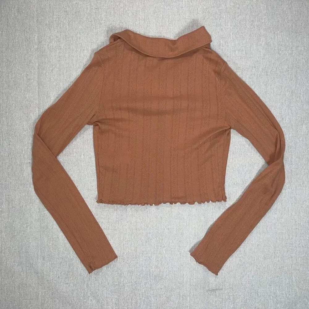 Free People | Orange On the Road Cardi | Medium